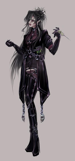 A Forgotten Realms surgeon antithetically opposed to divine magic.